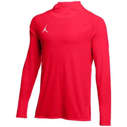 Jordan Men s 23 Alpha Dry Long Sleeve Hooded Top S TM Scarlet White