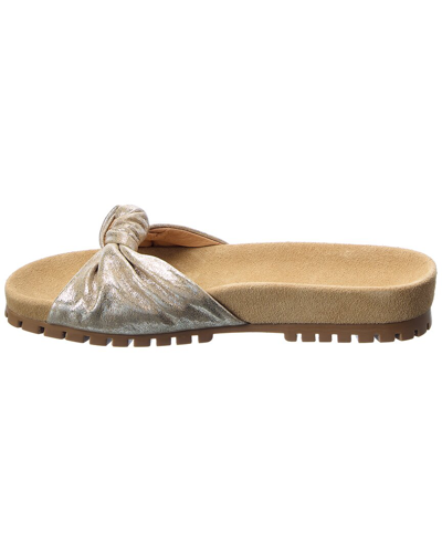 Jack Rogers Women's Platinum Knot Phoebe Suede Sandals