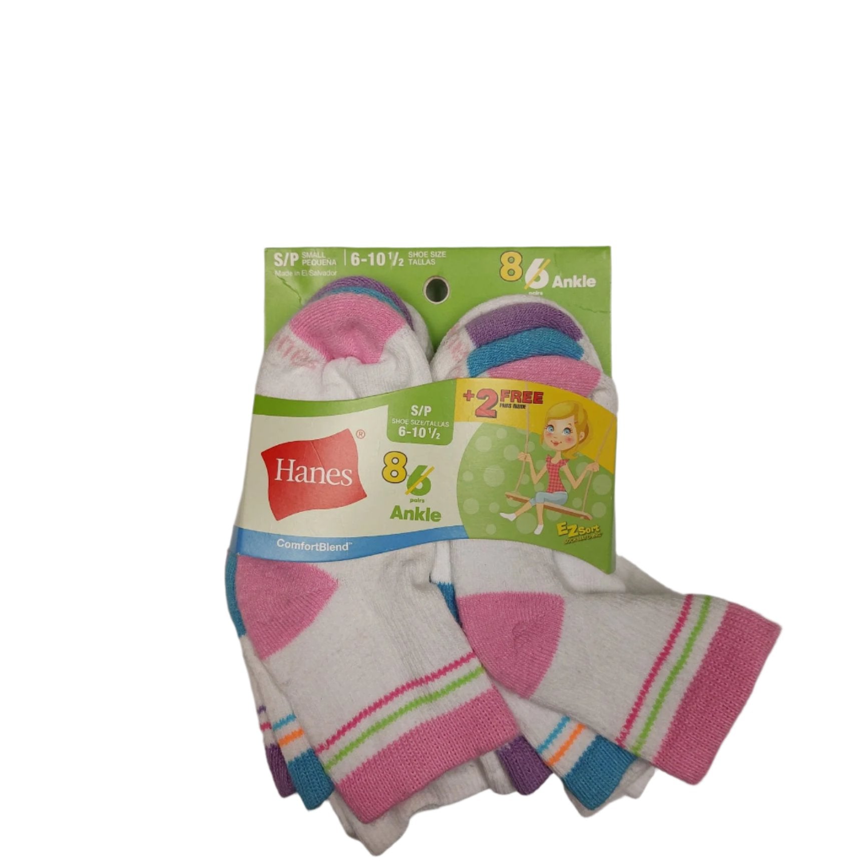 Hanes Comfort Blend Kid's Ankle Socks