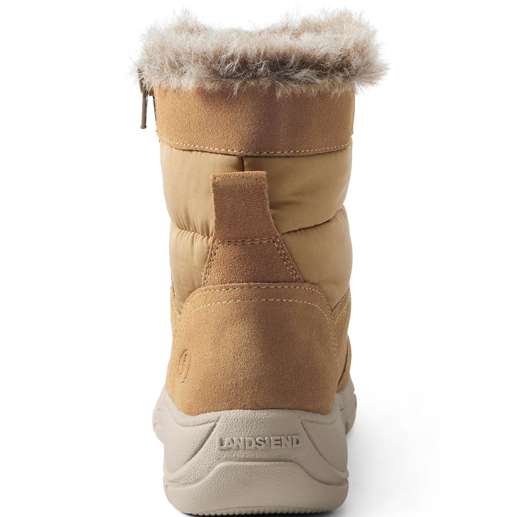 Botas de nieve cortas con aislamiento para todo tipo de clima para mujer de Lands' End