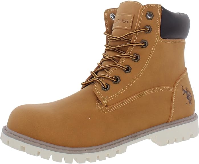 U.S.P.A Owen Men's Water Resistant Leather Work Boots