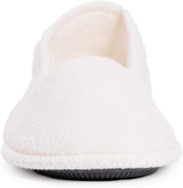 Muk Luks Women's Beverly Micro Chenille Slipper - Daisy White