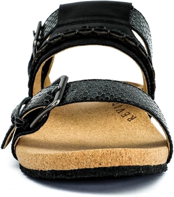 Revitalign Sofia Slide Black Sandals