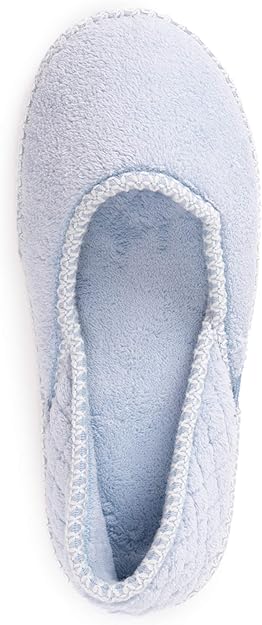 Muk Luks Women's Beverly Micro Chenille Slipper - Freesia Blue