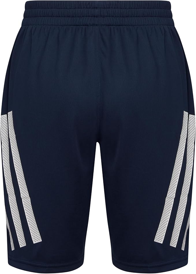 Adidas Boys' Elastic Waistband Bold 3S Short Navy 412