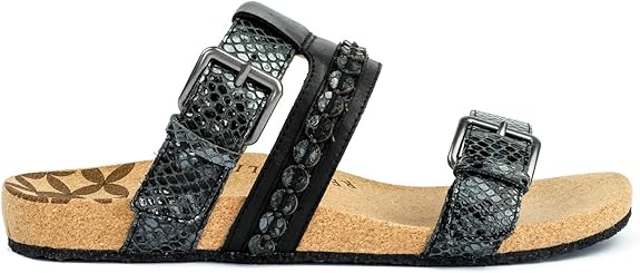 Revitalign Sofia Slide Black Sandals