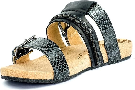 Revitalign Sofia Slide Black Sandals