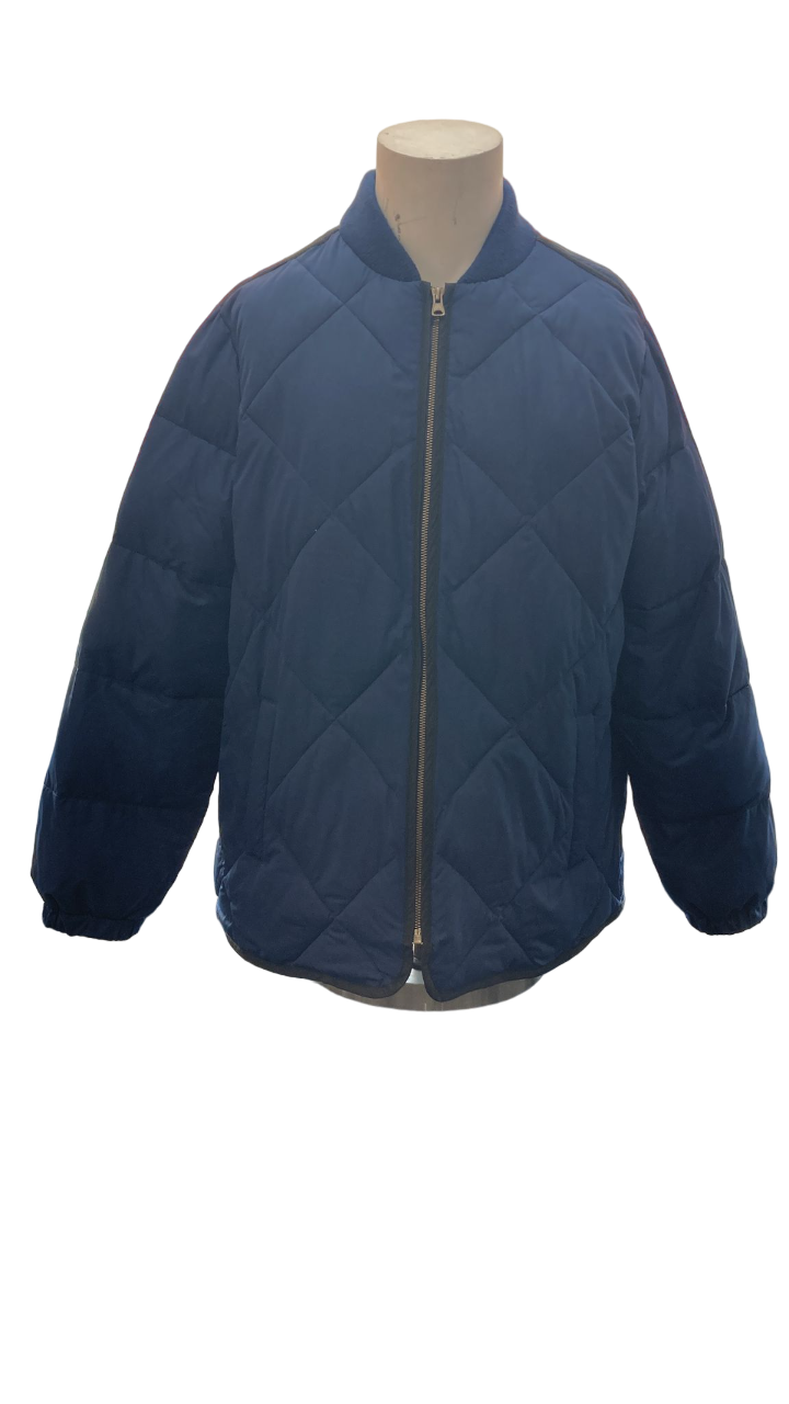 Lands' End Women's Insulated Thermal Quill Jacket Deep Sea Navy