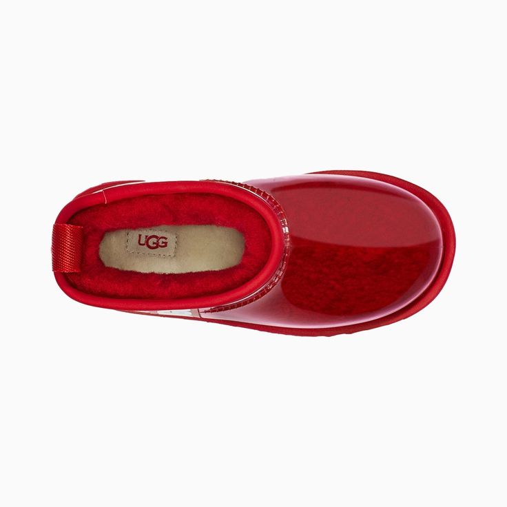 Ugg Women's Classic Clear Mini Samba Red