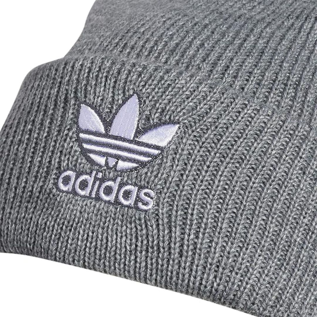 Adidas Women's Trefoil Beanie Heather Grey/White