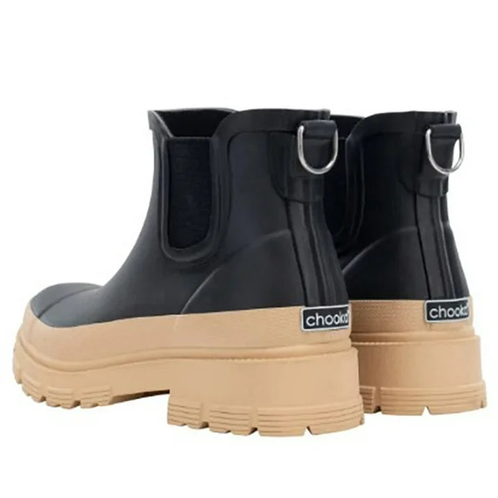 Chooka Waterproof CH Storm Chelsea Rain Boots Black