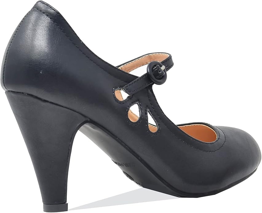 Chase & Chloe Kimmy-21 Women's Round Toe Dress Pumps