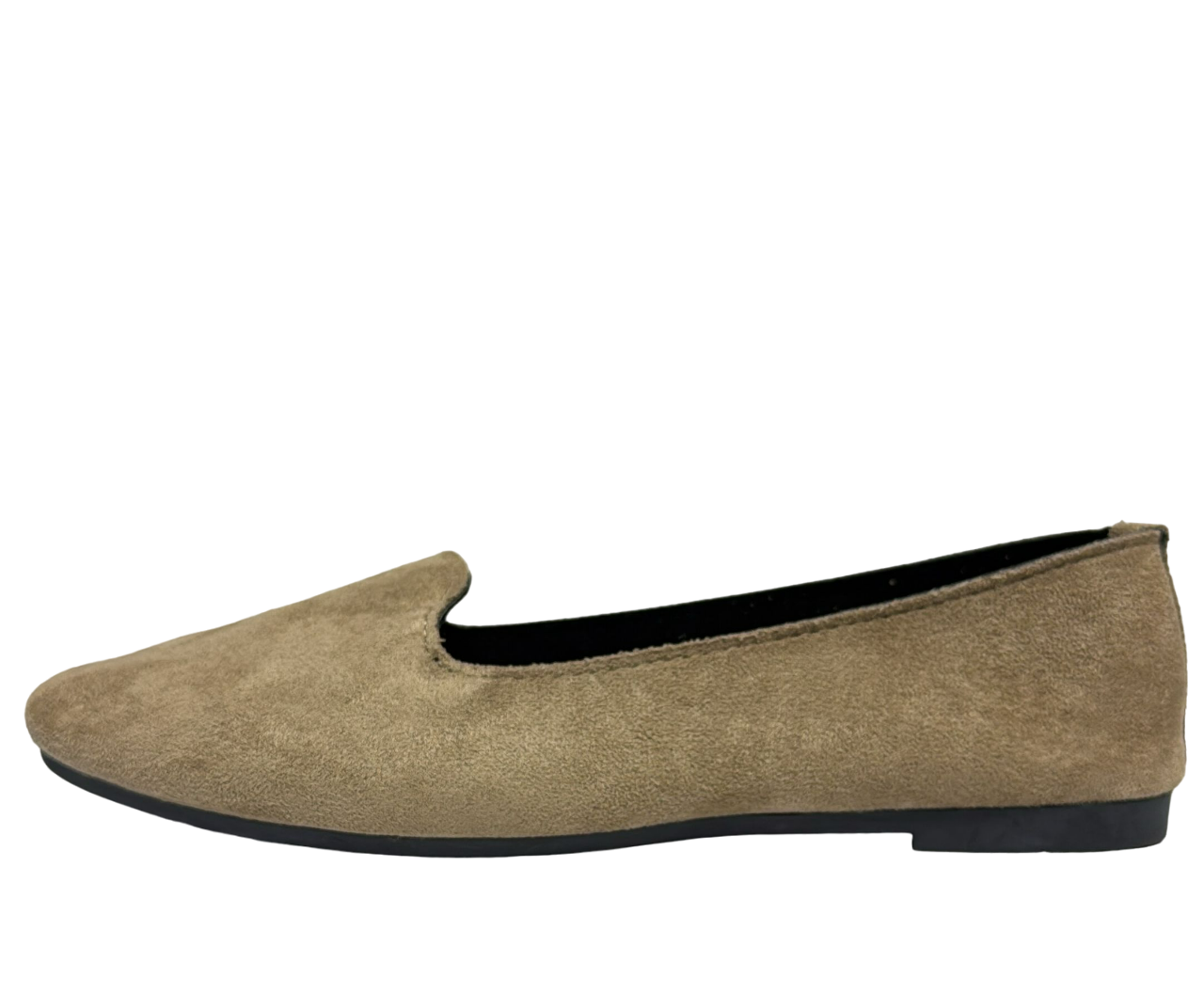 Women Flats Suede Beige Brown Casual Shoes