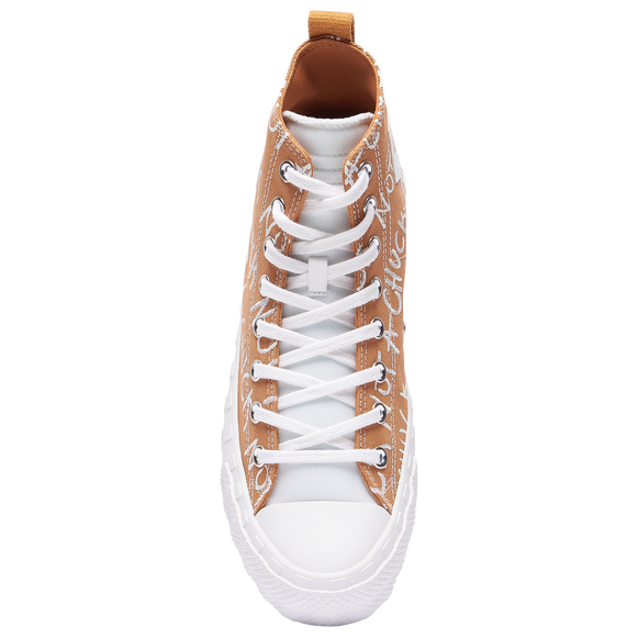 Converse Untitl3d Hi Golden Tan White Sneakers