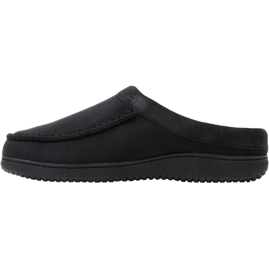 Dearfoams Men's Memory Foam Slipper Item#1799629 Black