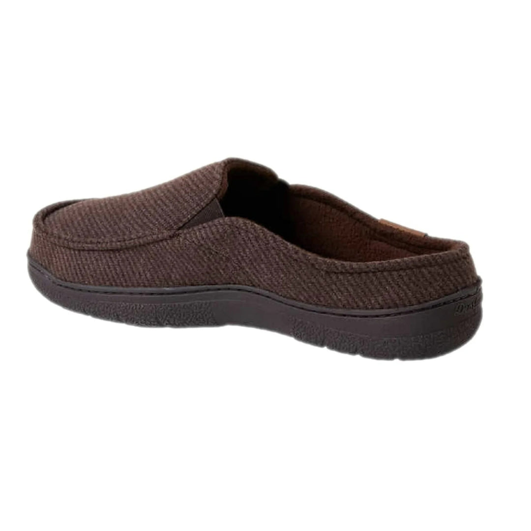 Dearfoams Men's Slip-On Slippers Coffee