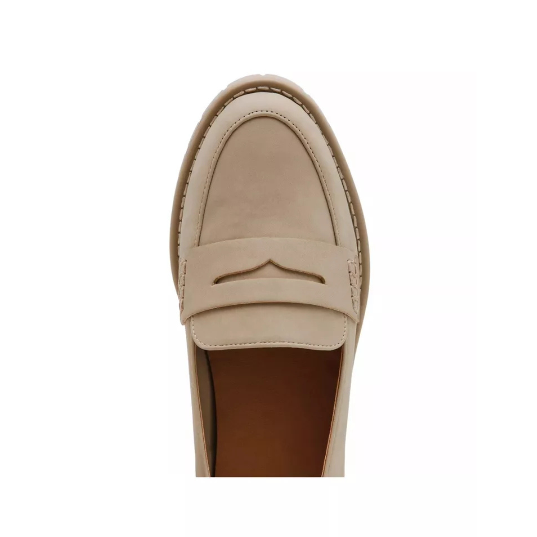 Dolce Vita Women's Crisp Slip-On Lug Loafer Flats Dune