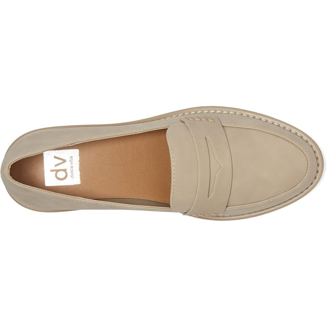 Dolce Vita Women's Crisp Slip-On Lug Loafer Flats Dune