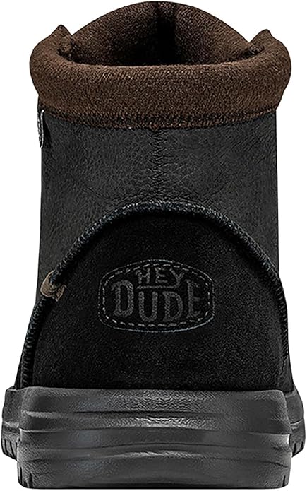 Hey Dude Boot Leather Black