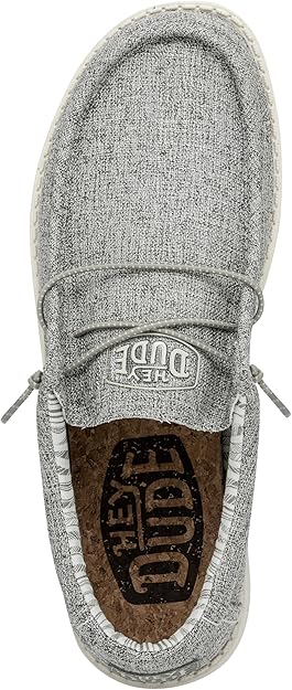 Hey Dude Men’s Wally Blend Loafer Linen Iron