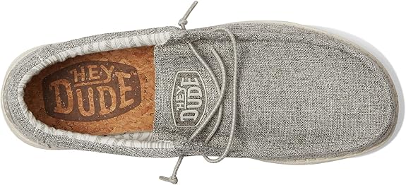 Hey Dude Men’s Wally Blend Loafer Linen Iron