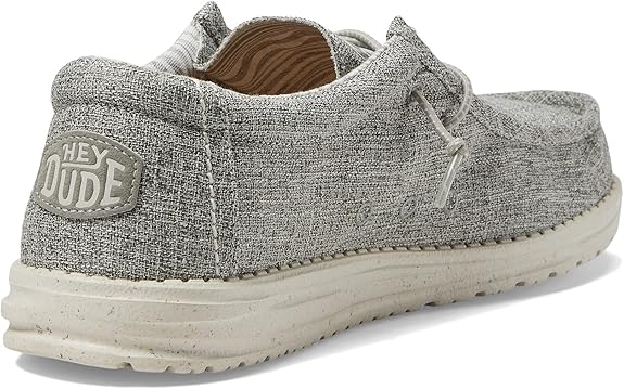 Hey Dude Men’s Wally Blend Loafer Linen Iron