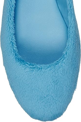 Jessica Simpson Blue Soft Furry Flats