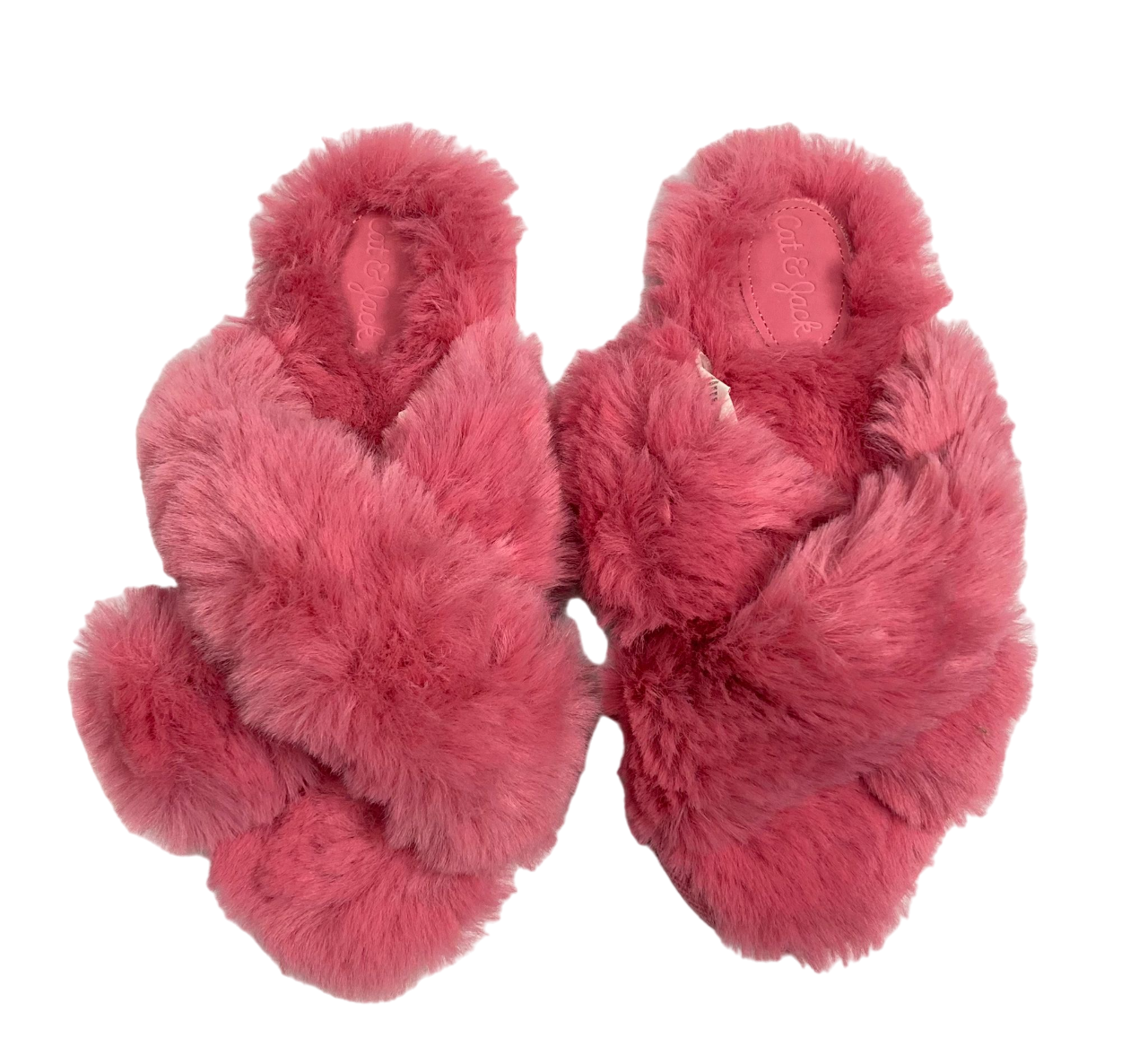 Kids warm slippers pink