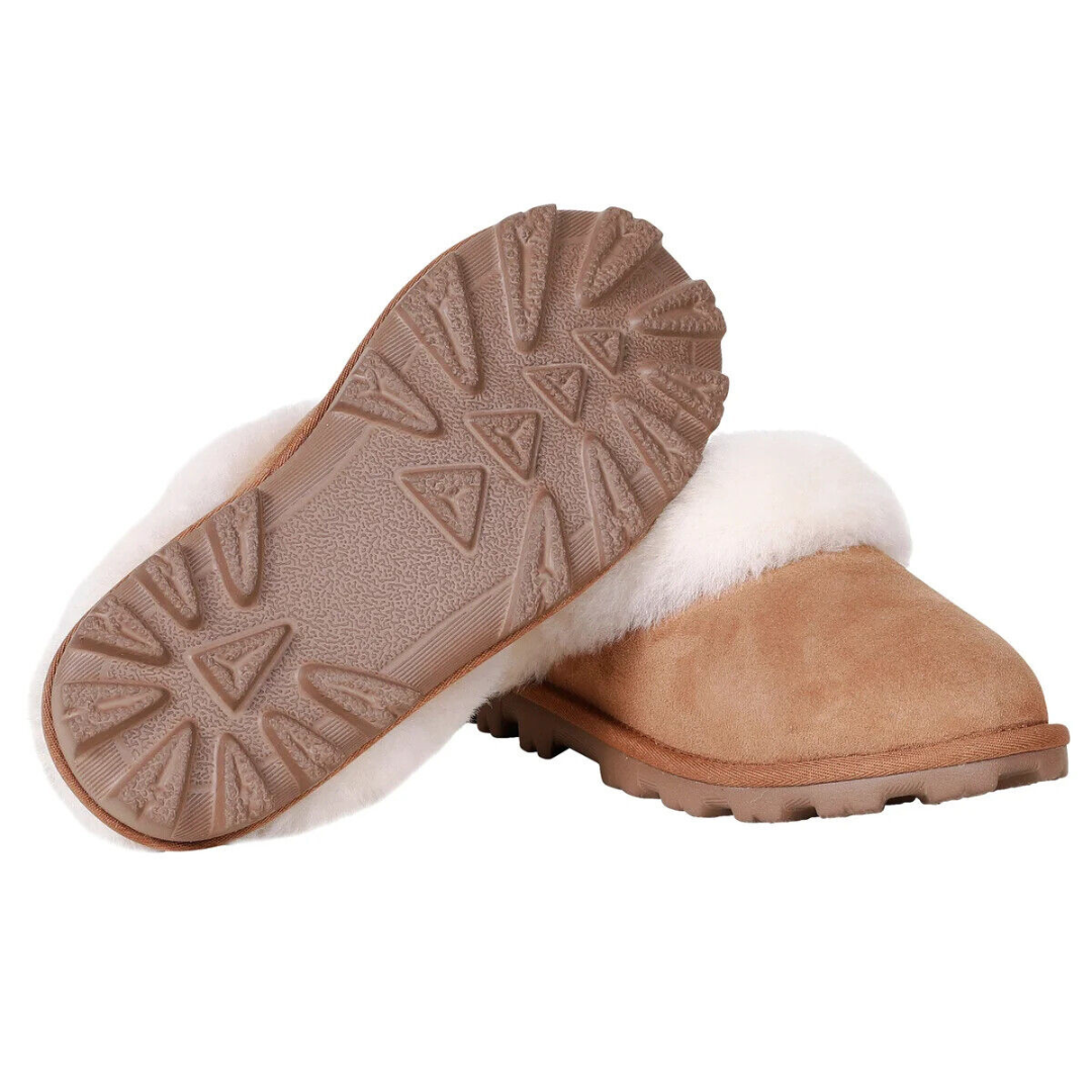 Kirkland Signature Ladies Shearling Slippers Tan Havane Itm./Art.1711736