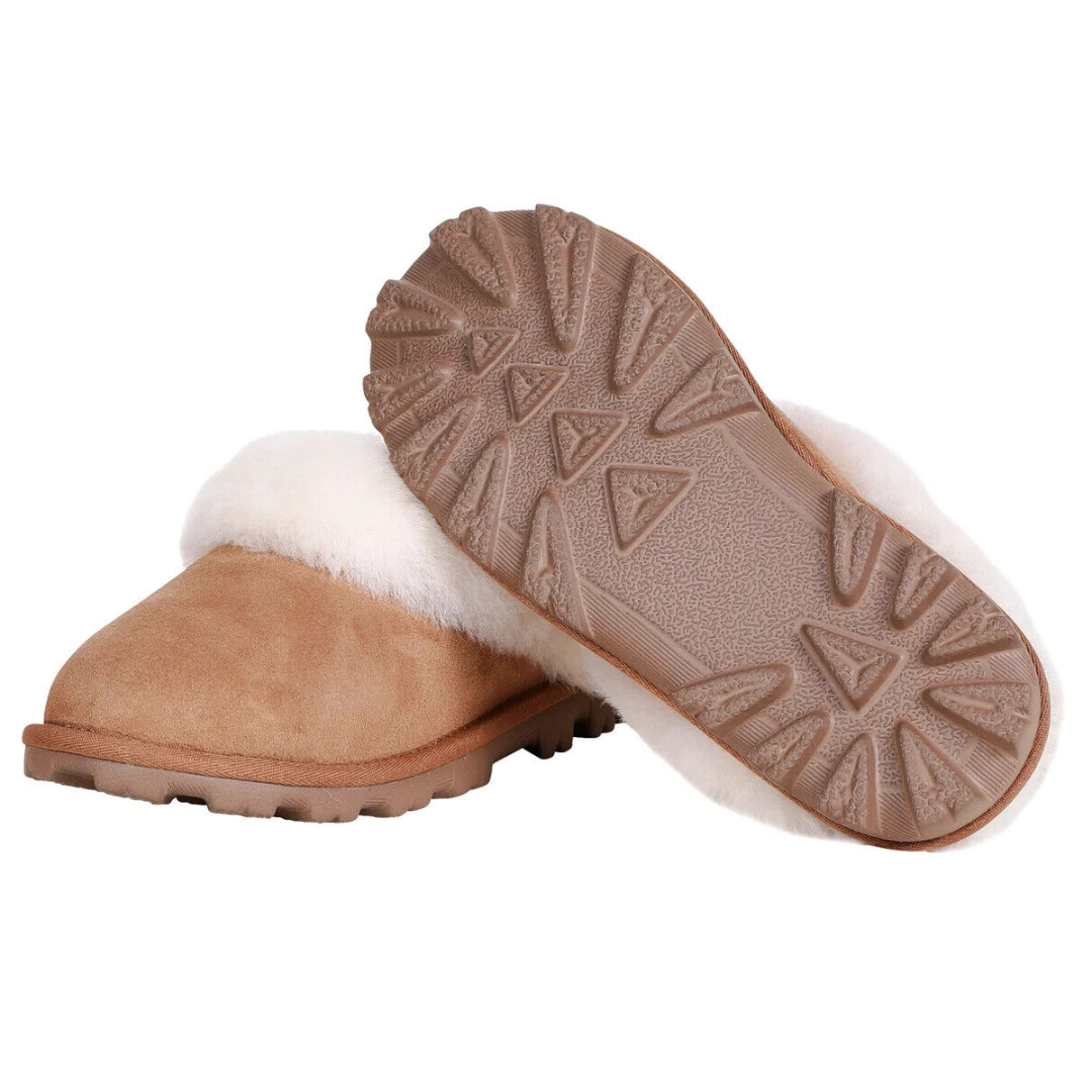 Kirkland Signature Ladies Shearling Slippers Tan Havane Itm./Art.1711736