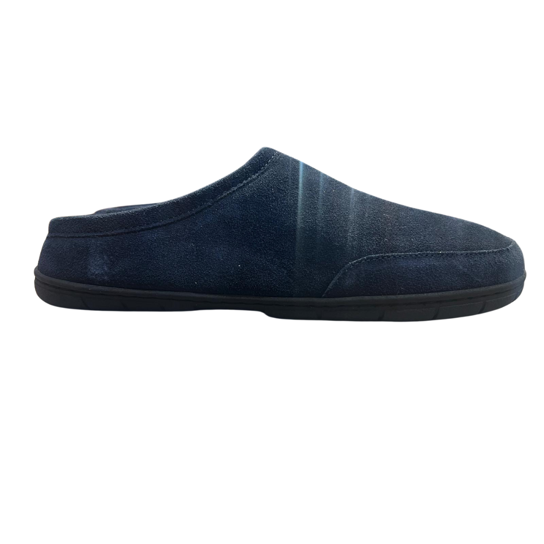 Lands' End Men's Flannel Lined Clog Suede Slipper