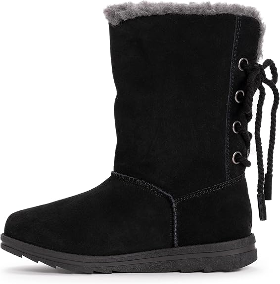 Muk Luks Women's Ziggy Rodeo Boots Fashion Black