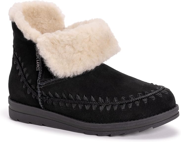 Muk Luks Women's Ziggy Melrose Bootie Fashion Boot - Black