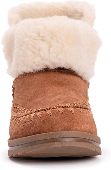 Muk Luks Women's Ziggy Melrose Bootie Fashion Boot Cognac