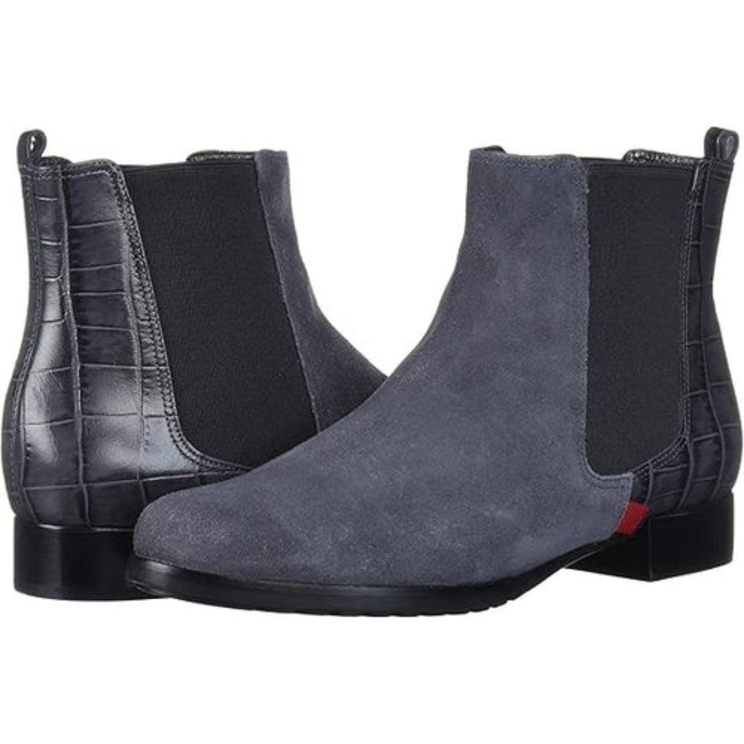 Marc Joseph Women's Grey Ankle Booties