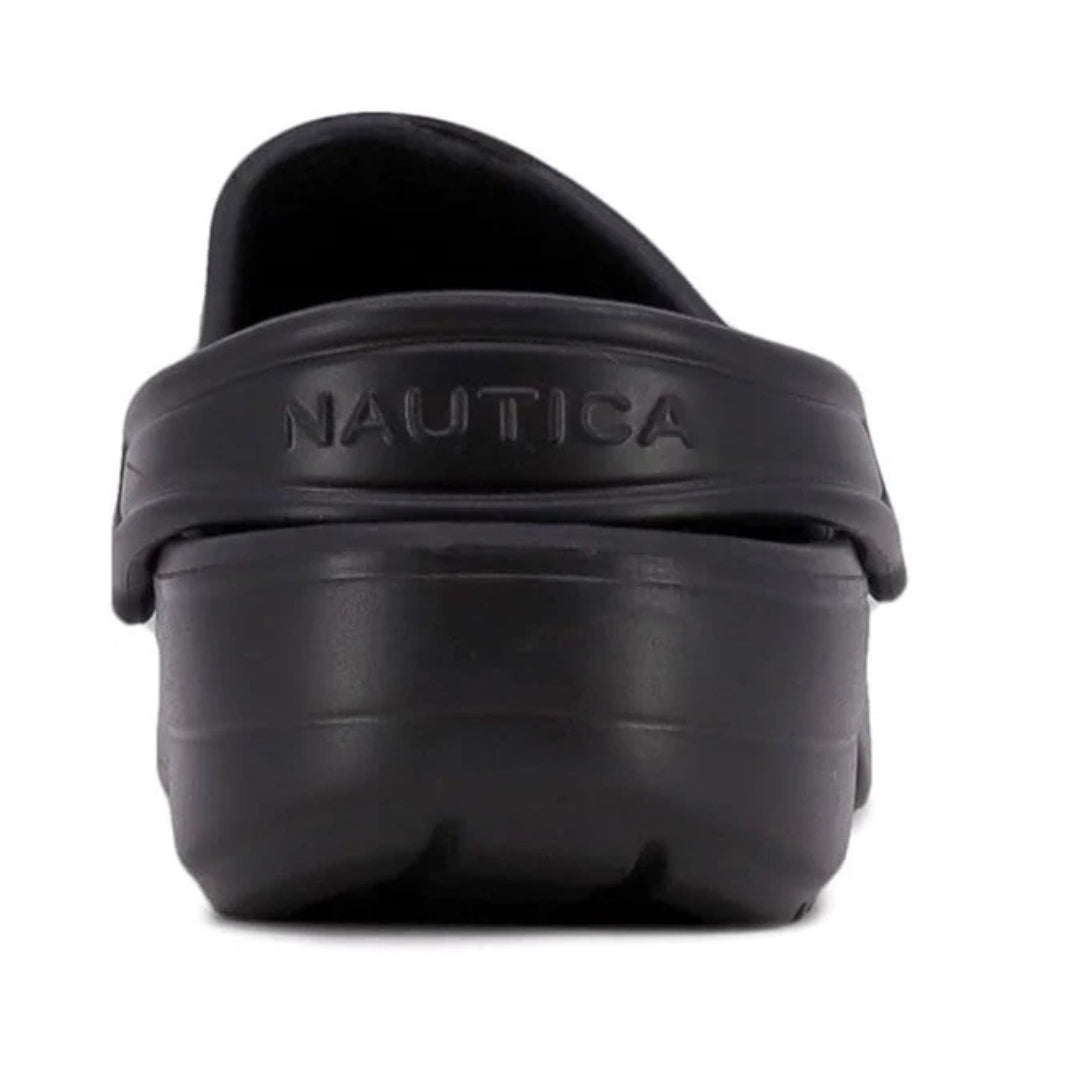 Nautica Unisex River Edge Black Clogs KM3395