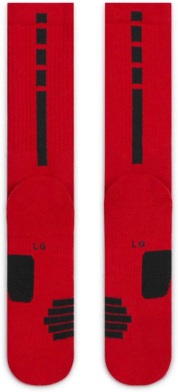 Nike Elite Crew  Red Basketball Socks