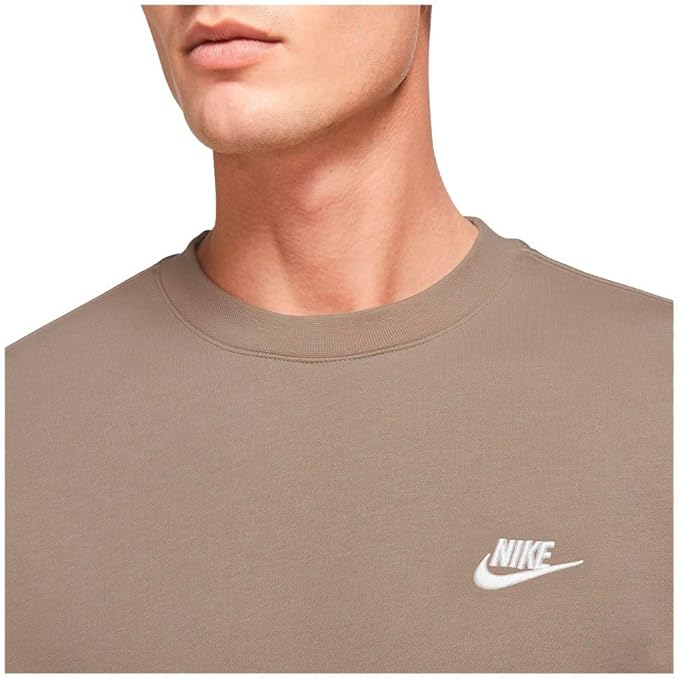 Nike Sportswear Club Fleece Crew Sweatshirts Khaki