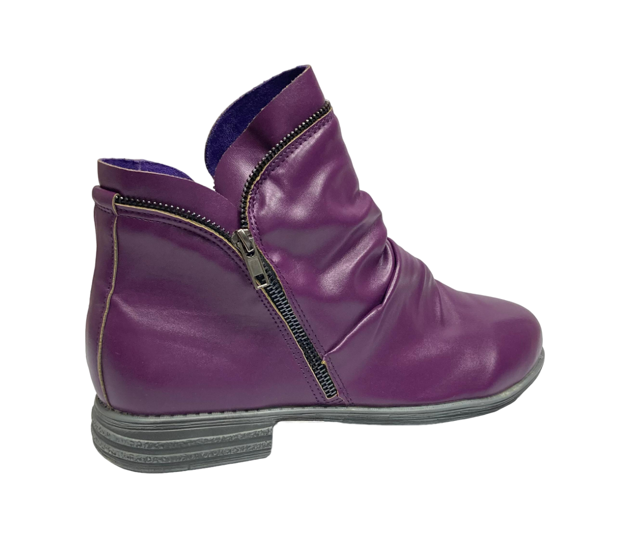 Purple Ankle Boots Women's