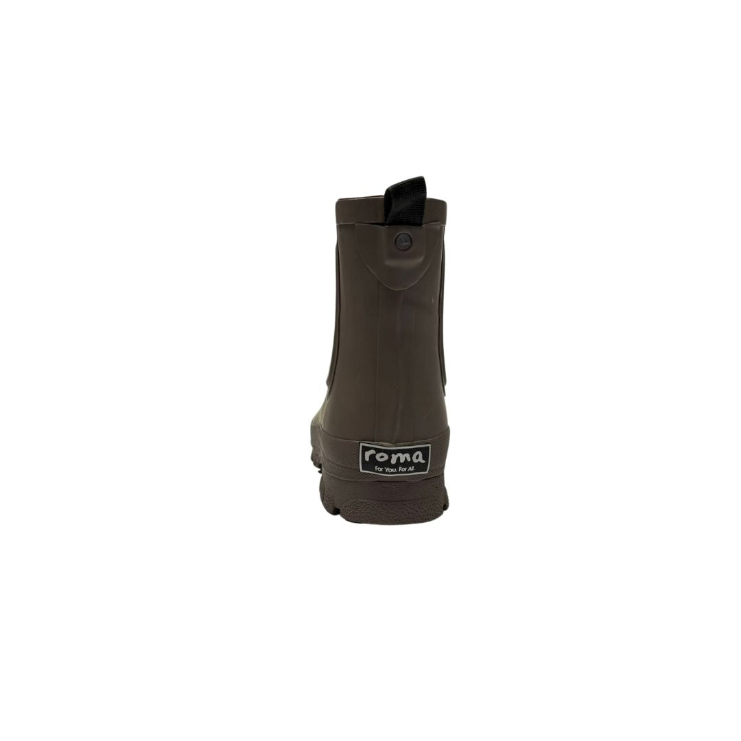 Roma Chelsea Matte Grey Women's Rain Boots