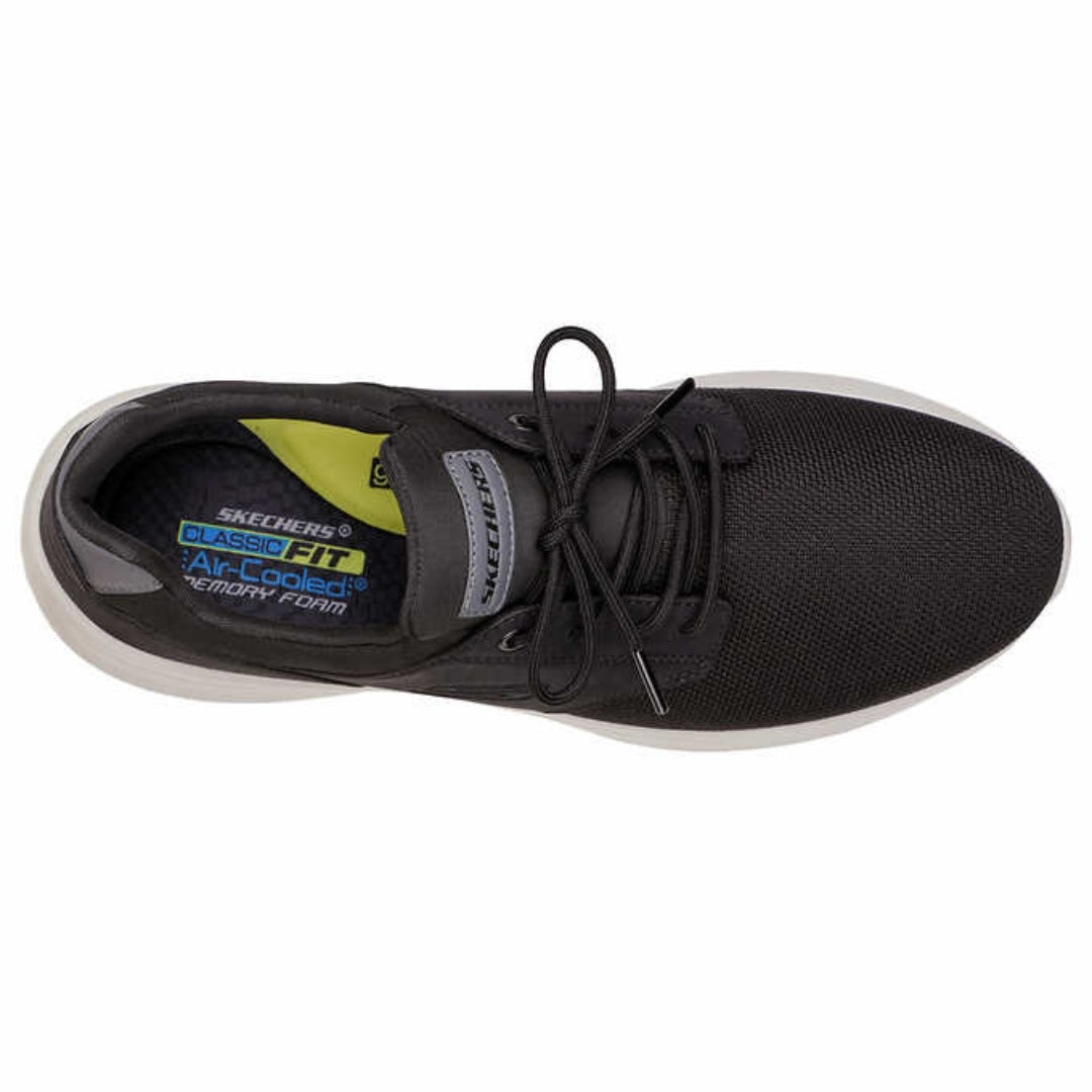 Skechers Men's Delson Air-Cooled Memory Foam 58876 Black