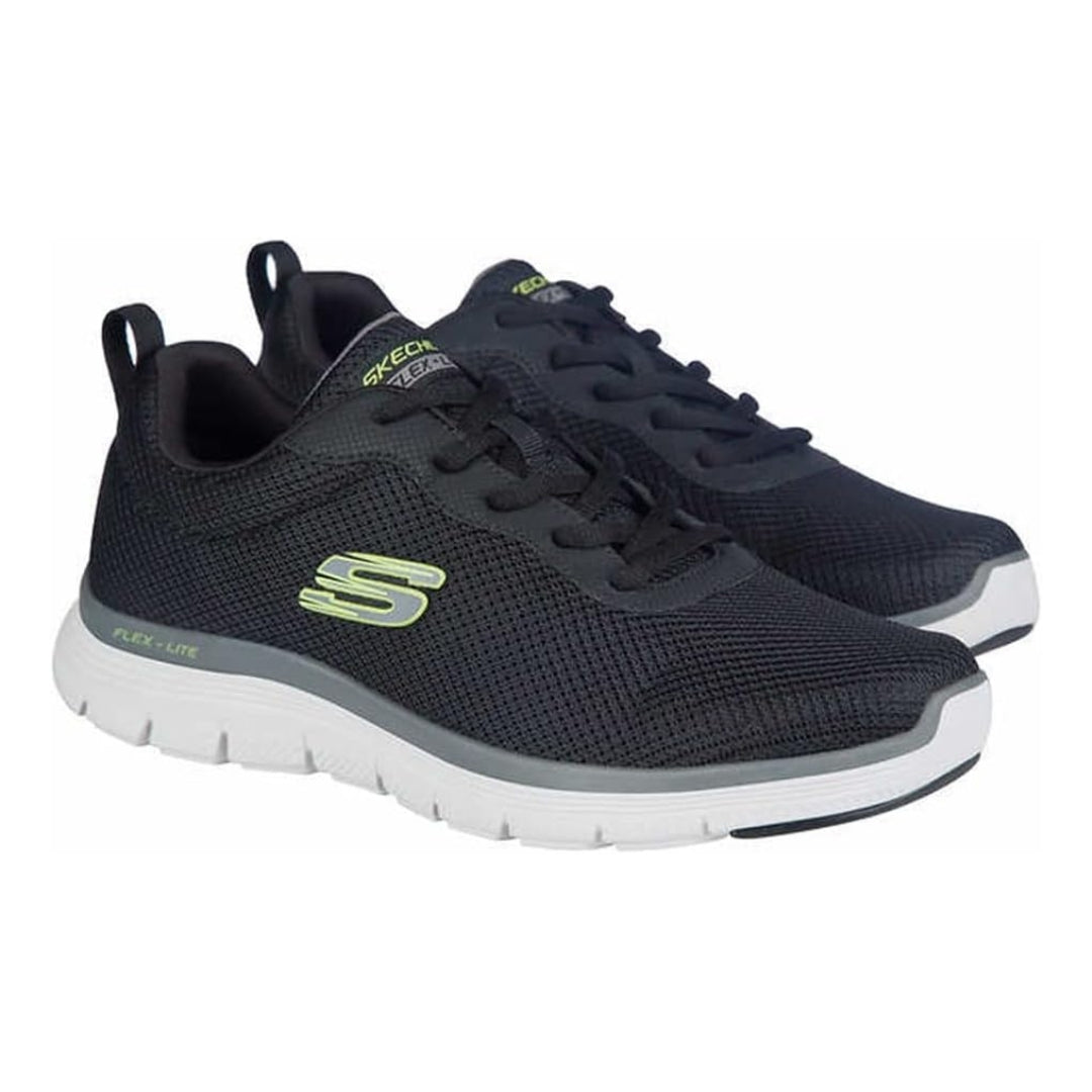 Skechers Men's Mesh Walking Shoes - Black itm #1609737