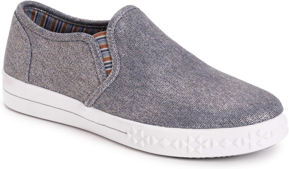 Muk Luks Women's Street Savvy Sneaker-Blue Loafer