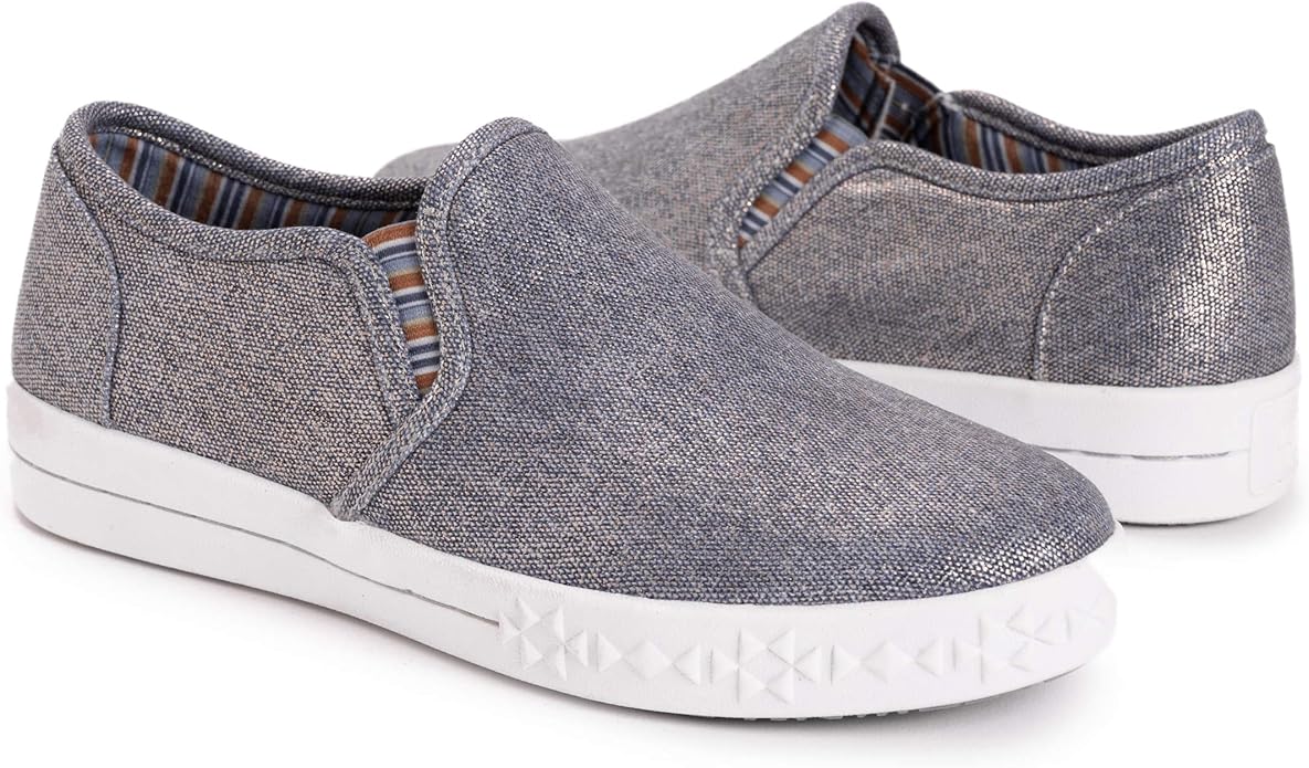 Muk Luks Women's Street Savvy Sneaker-Blue Loafer