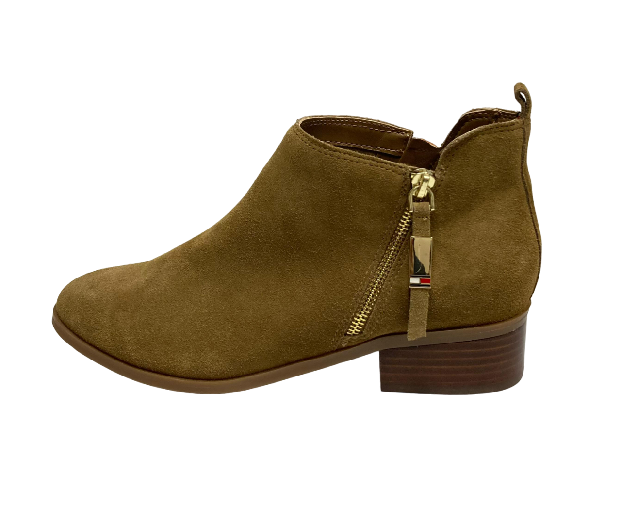 Tommy Hilfiger Women's Bootie Suede Brown