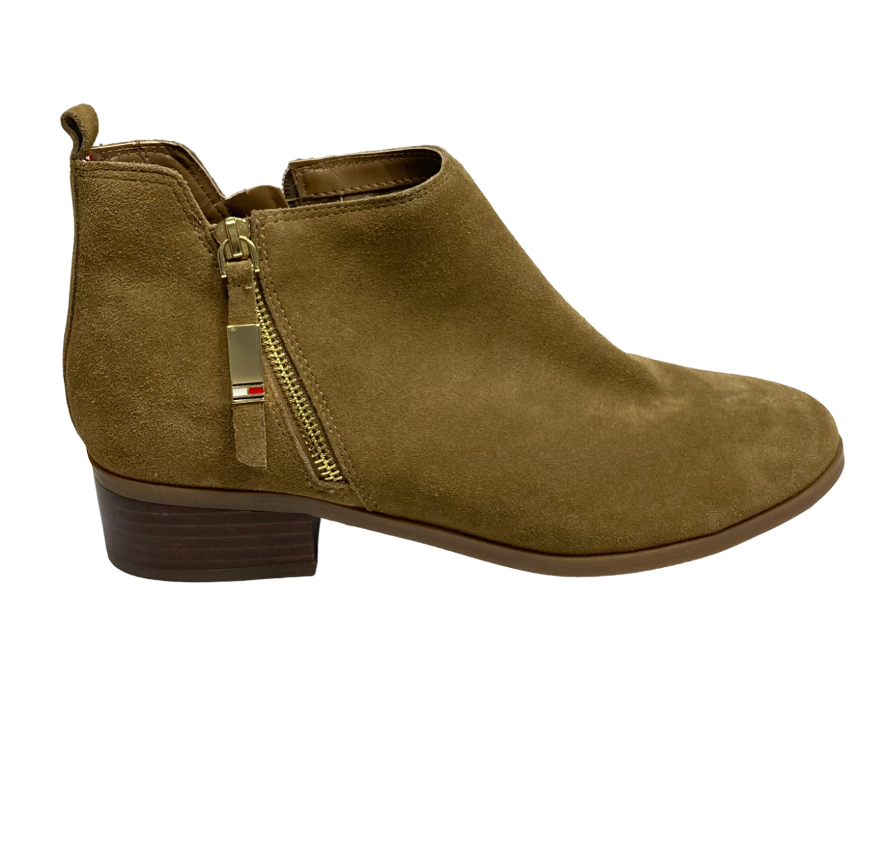 Tommy Hilfiger Women's Bootie Suede Brown