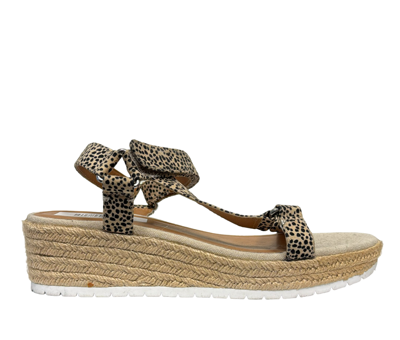 Universal Thread Women Espadrille Sandals With Leopard Print