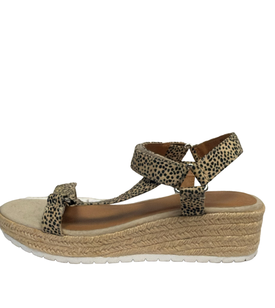 Universal Thread Women Espadrille Sandals With Leopard Print