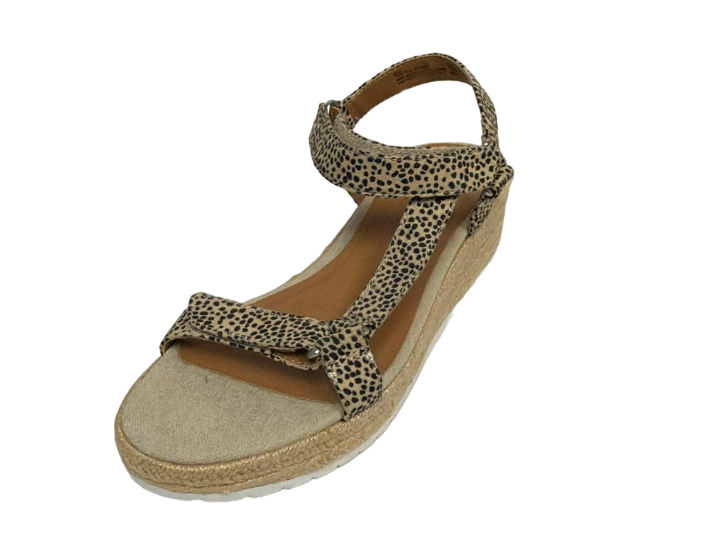 Universal Thread Women Espadrille Sandals With Leopard Print