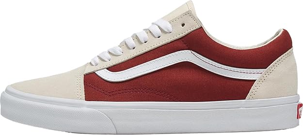 Vans Old Skool Canvas Suede Sneakers Fired Brick Men - 507698